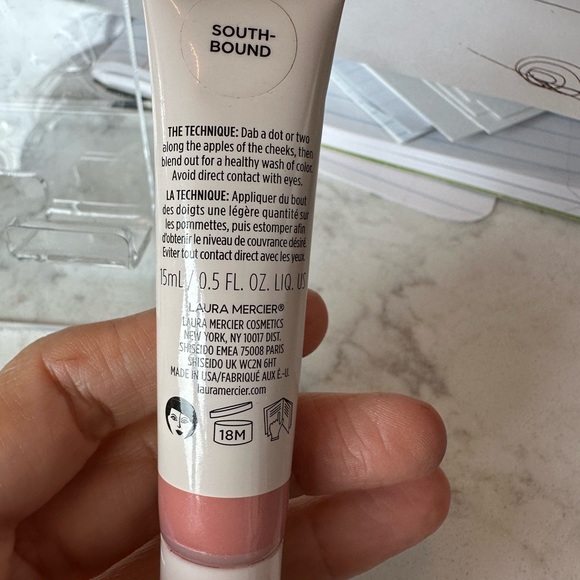 Laura Mercier Tinted Moisturizer Blush- South Bound Peachy Pink - Picture 3 of 4
